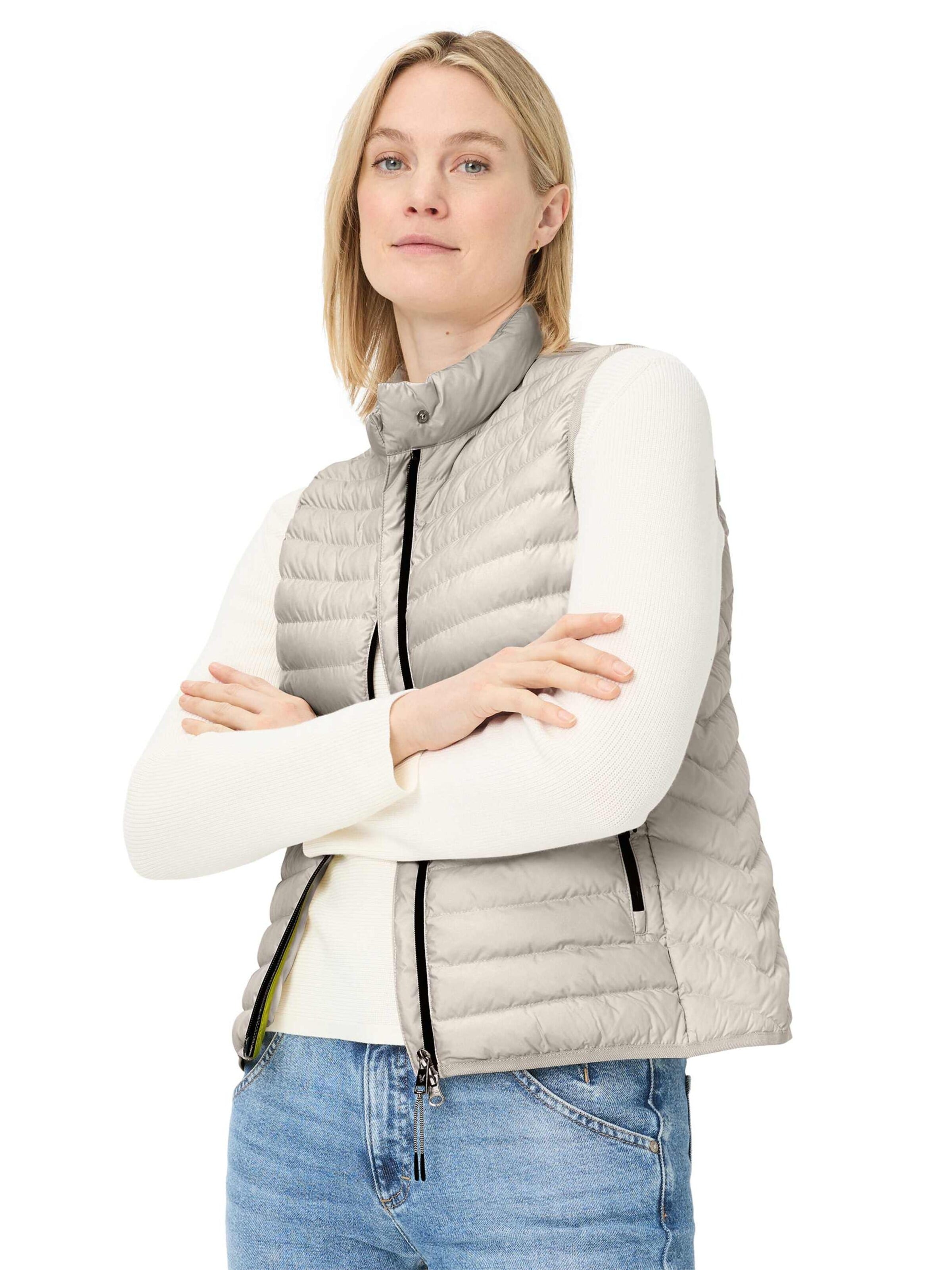 Fuchs Schmitt Vest 'Steppweste Frederikshaven' in Beige: front