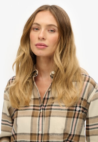 Chemisier Superdry en beige