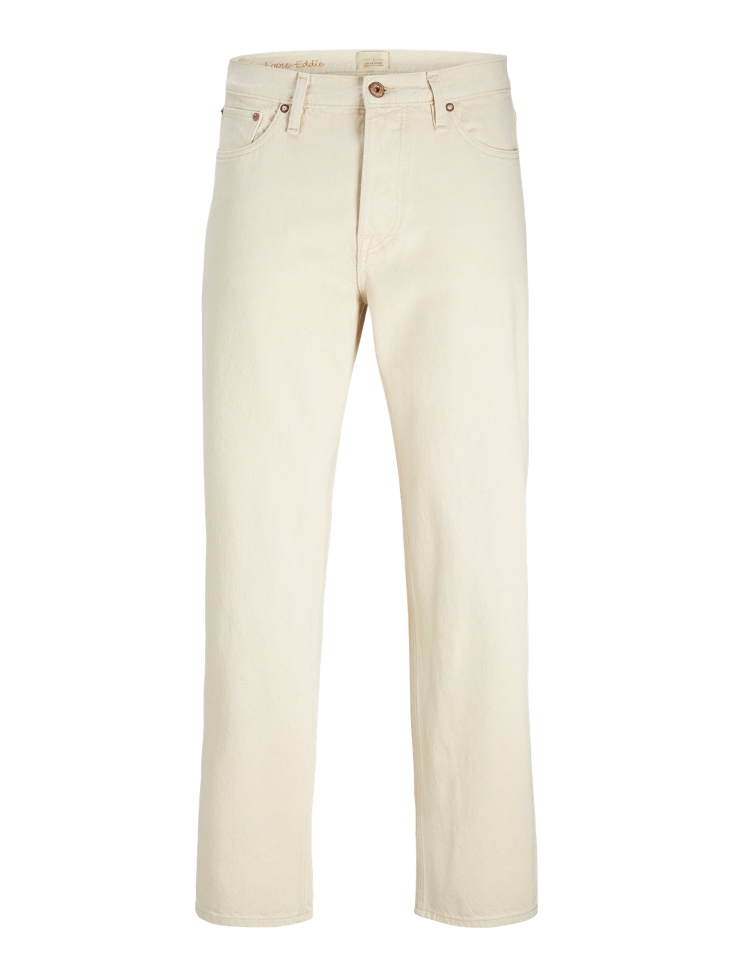 JACK & JONES Loose fit Jeans 'JJIEDDIE JJCOOPER' in White: front