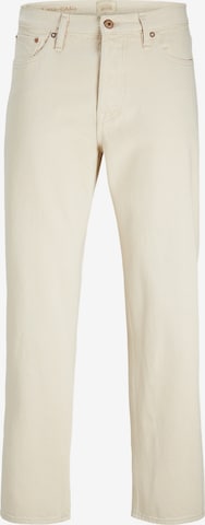 JACK & JONES Avar lõige Teksapüksid 'JJIEDDIE JJCOOPER', värv valge: eest vaates