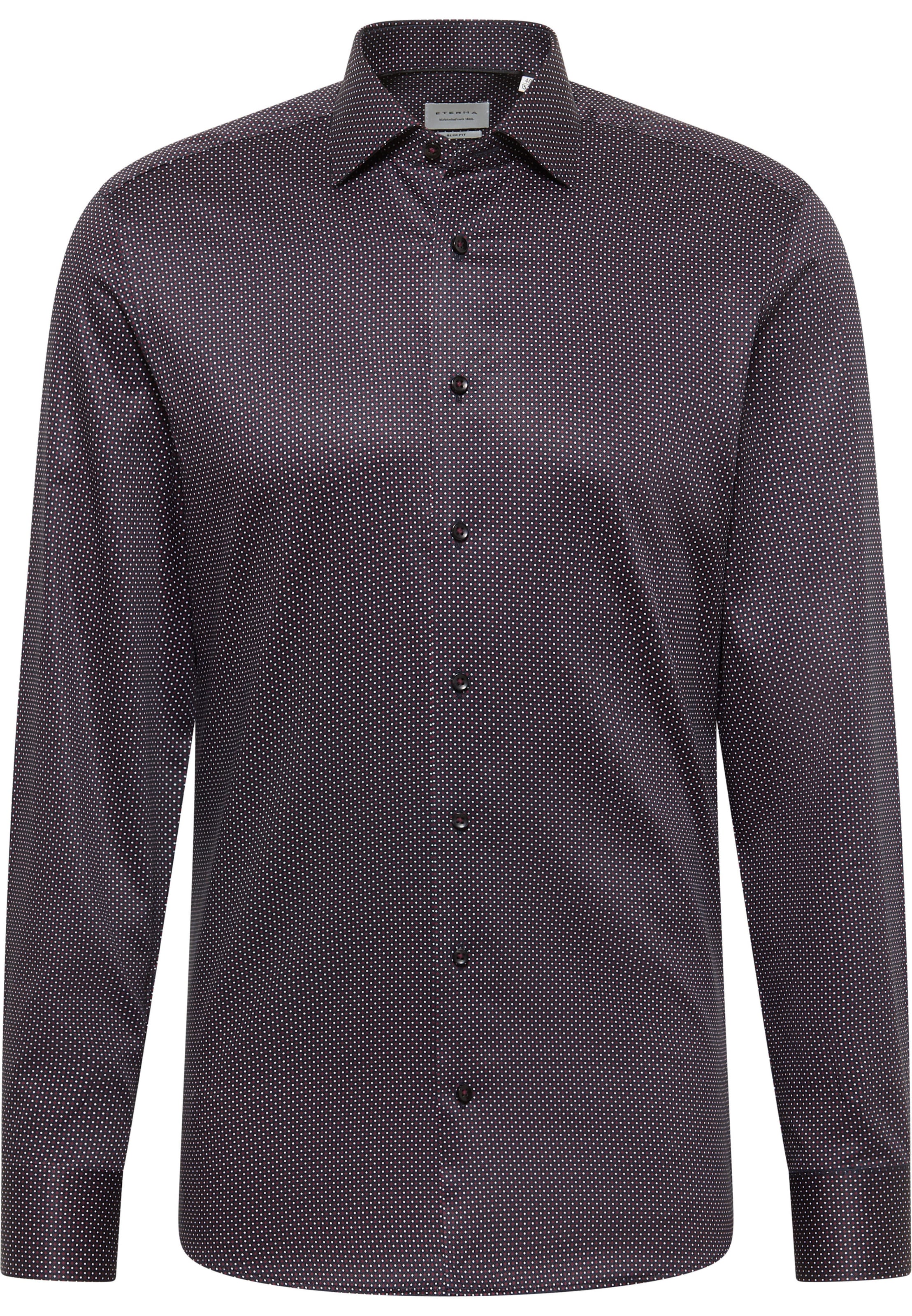 ETERNA Slim fit Zakelijk overhemd in Rood: voorkant