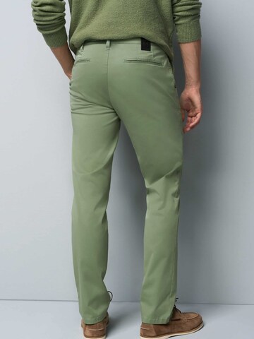 MEYER Regular Chino 'M5' in Groen