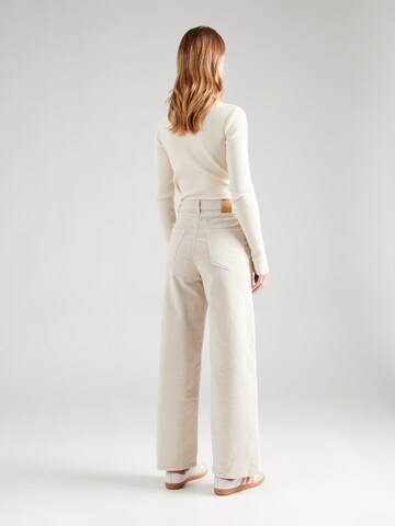 ONLY Wide leg Trousers 'ONLHOPE' in White