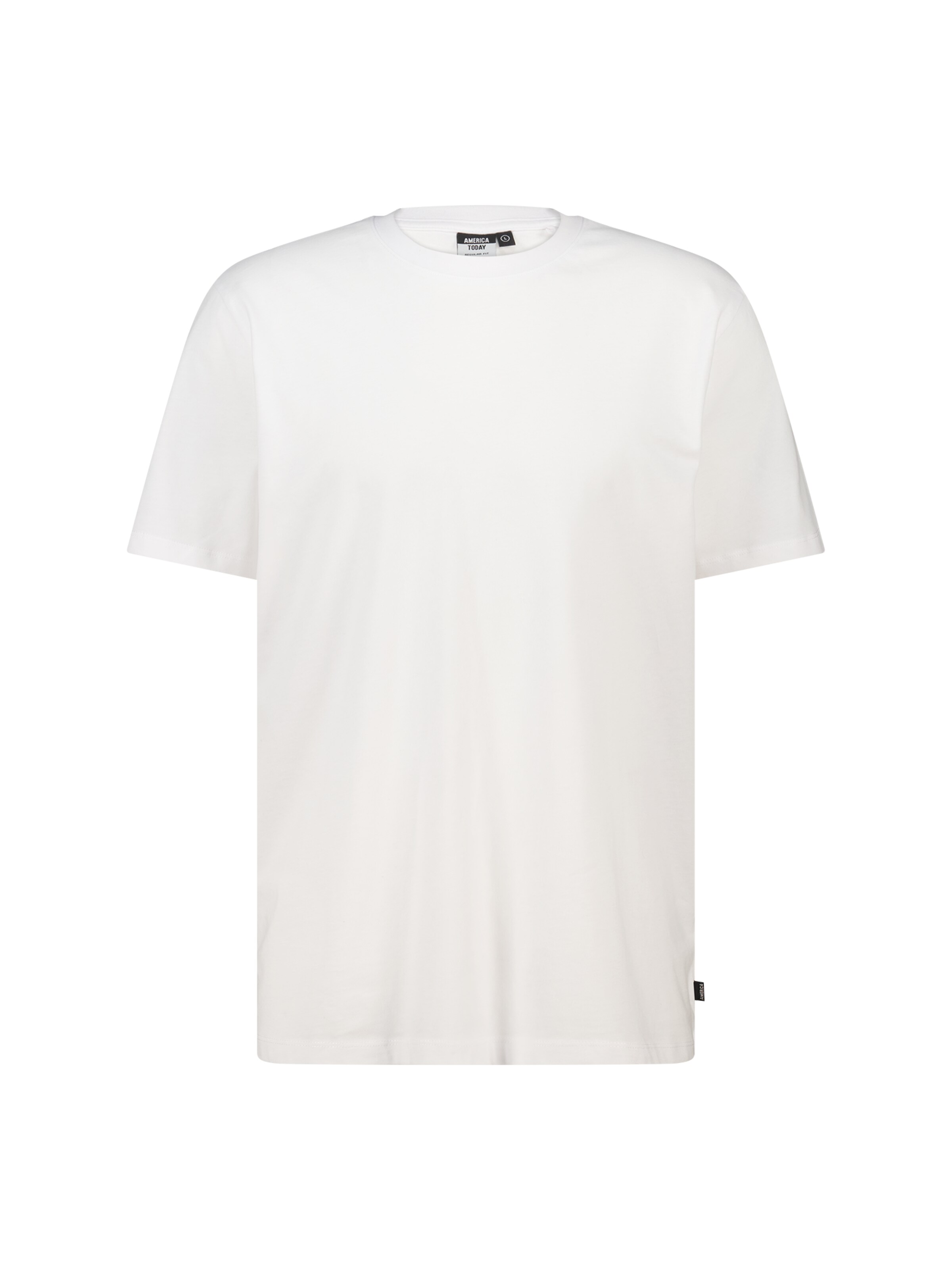 America Today Shirt in Wit: voorkant