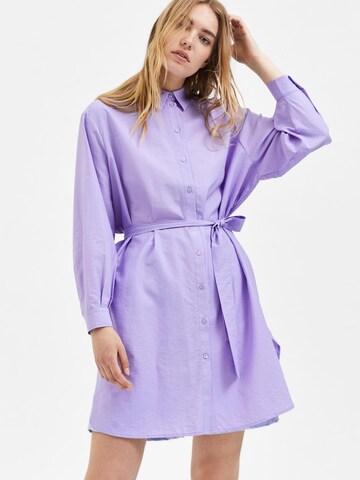 SELECTED FEMME Košeľové šaty - fialová