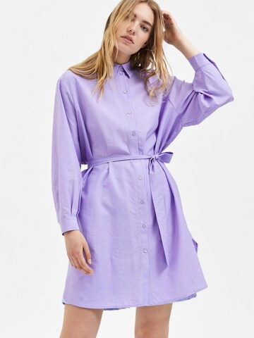 SELECTED FEMME Shirt Dress in Purple