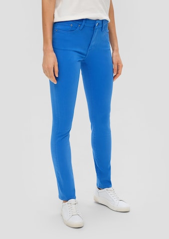 s.Oliver Slimfit Jeans in Blauw: voorkant