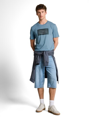 TOM TAILOR DENIM Tričko - Modrá