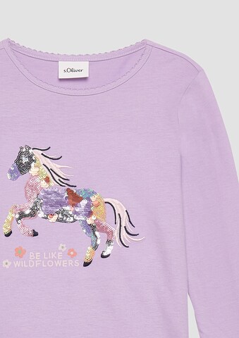 T-Shirt s.Oliver en violet