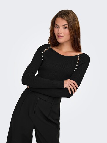 Pulover 'ONLMEDDI' de la ONLY pe negru: față