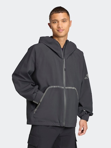 ADIDAS SPORTSWEAR Sports jacket 'My Shelter' in Black: front