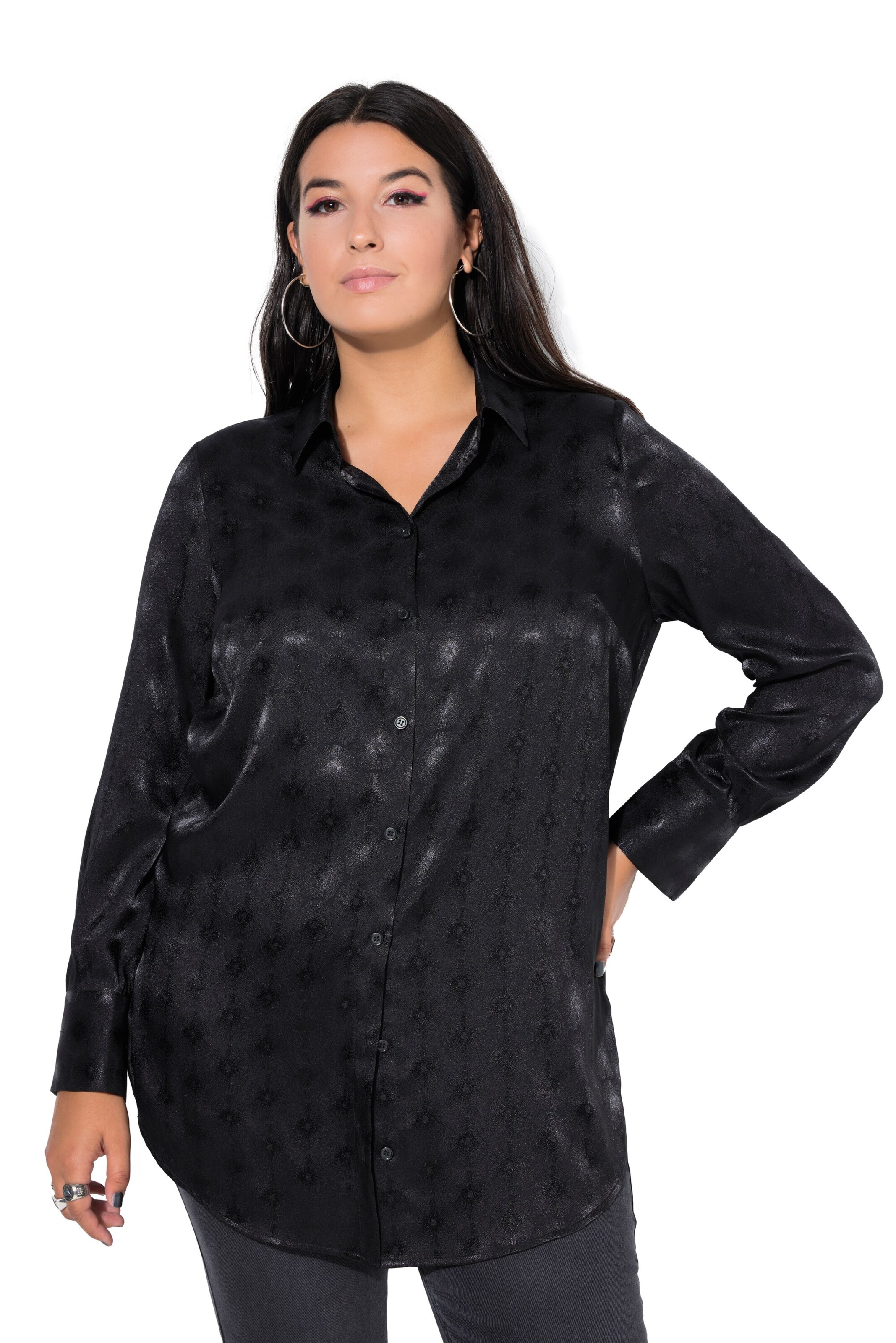 Studio Untold Blouse in Zwart: voorkant