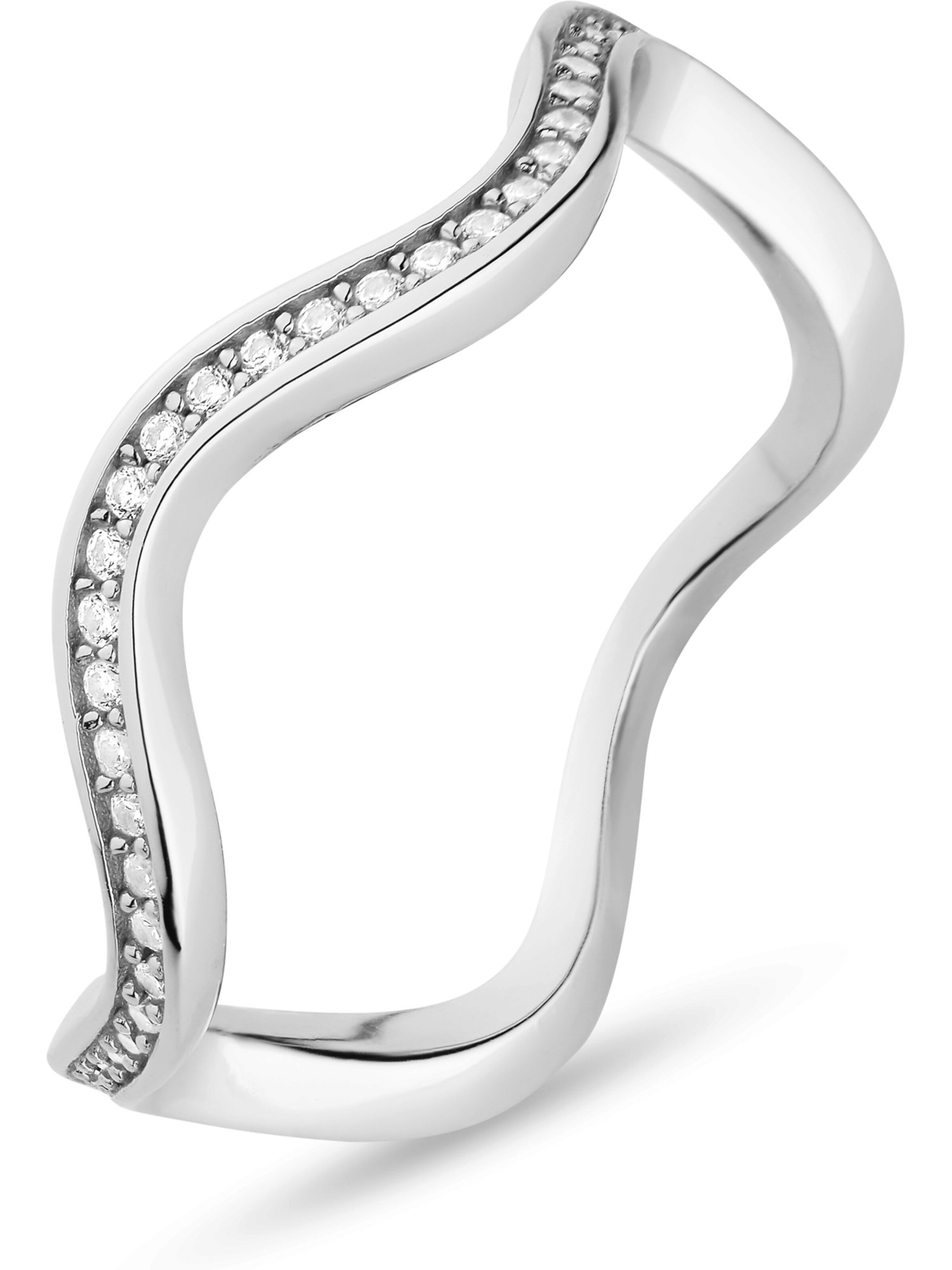 JETTE Ring in Silber: Vorderseite