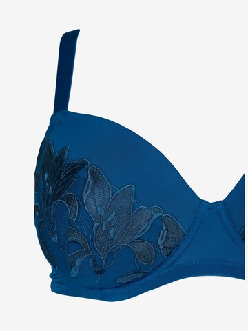 Triangolo Reggiseno 'LANI' di Devoted by Zizzi in blu