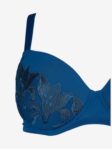 Devoted by Zizzi Triangel BH 'LANI' in Blau