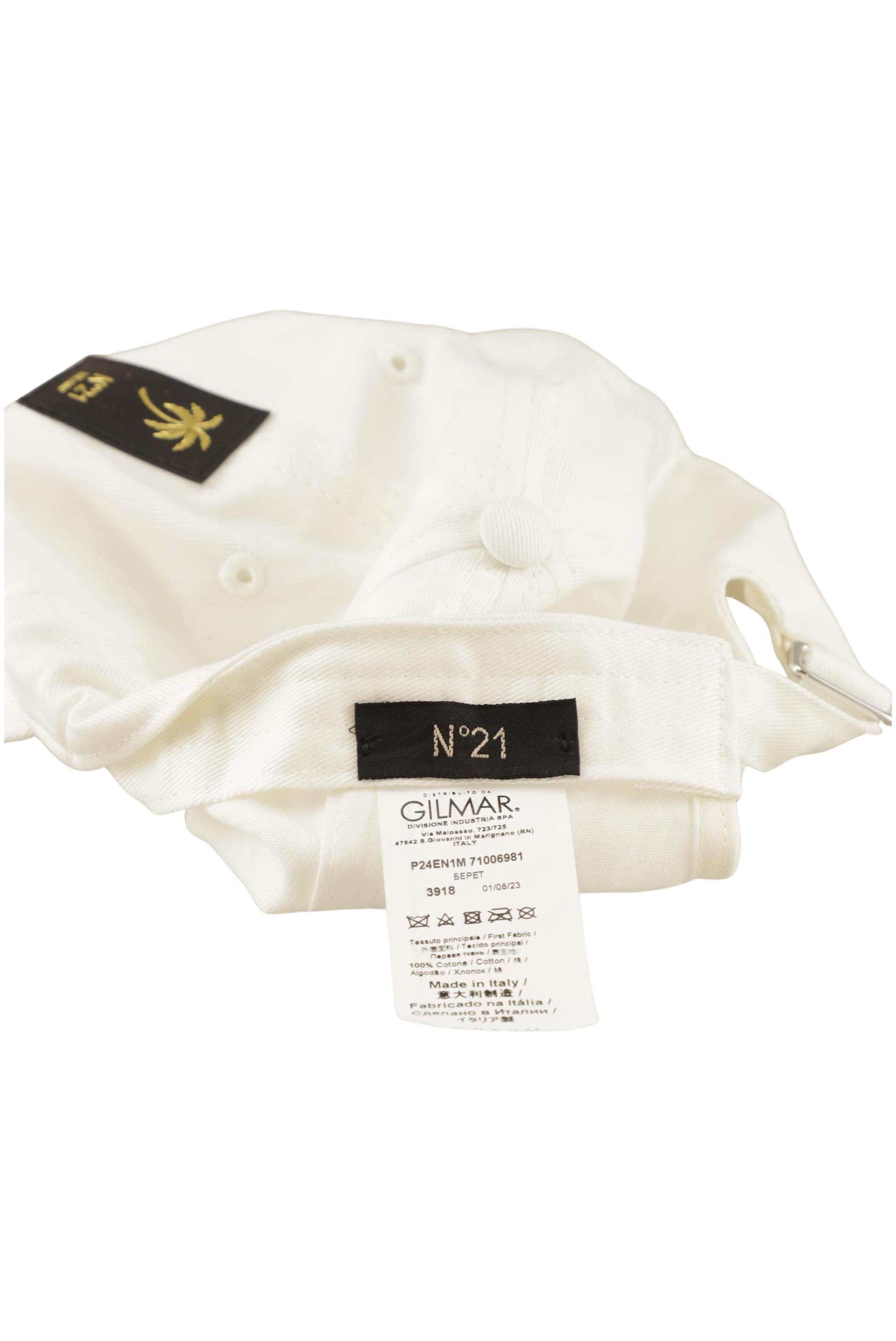 N°21 Hat & Cap in One size in White