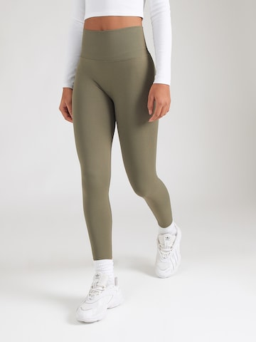 Skinny Pantaloni sport de la Aim'n pe verde: față