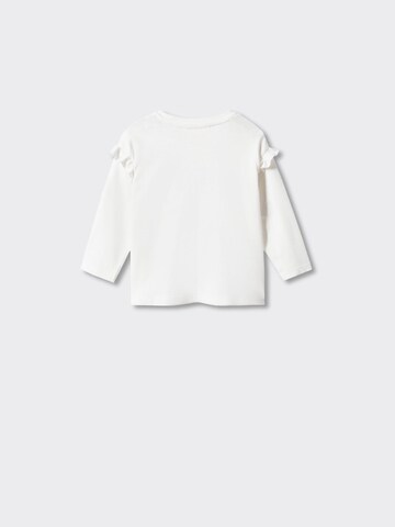 MANGO KIDS T-shirt 'NICE' i vit