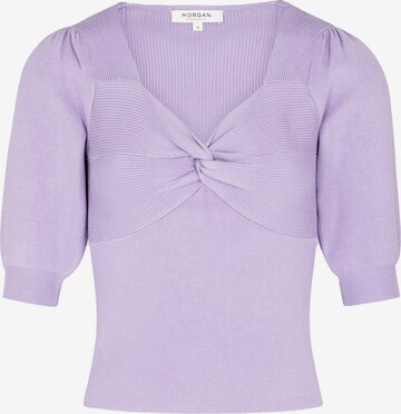 Morgan - Pullover 'NANA' em roxo: frente