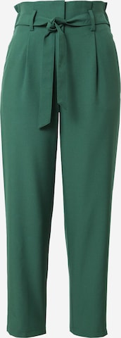 VILA Normální Kalhoty se sklady v pase 'Riley Hana' – zelená: přední strana