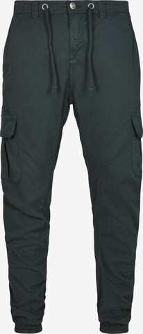 Tapered Pantaloni cargo di Urban Classics in verde: frontale