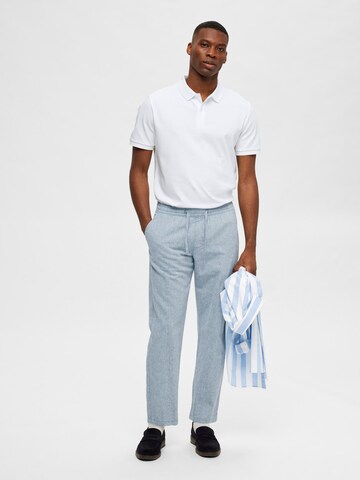SELECTED Regular Trousers 'Silas' in Blue