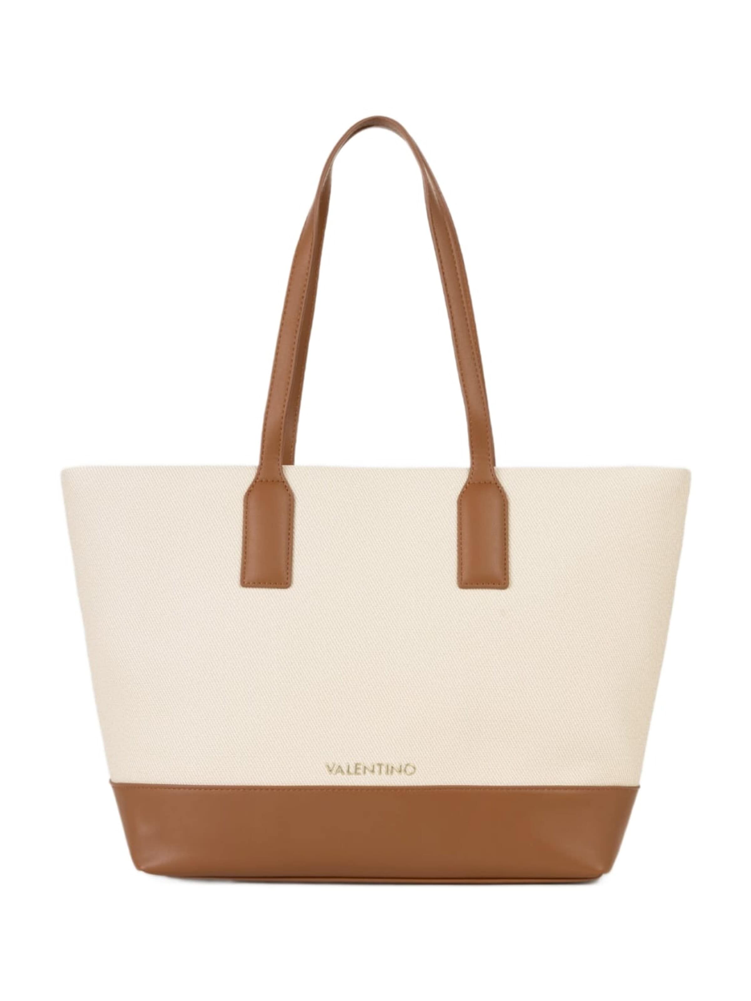 VALENTINO Shopper 'Valentino Sac Cabas Atena Marron Femme Naturale/Cuoio' i brun: forside