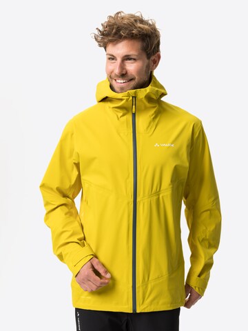 VAUDE Outdoor jacket 'Croz' in Yellow: front