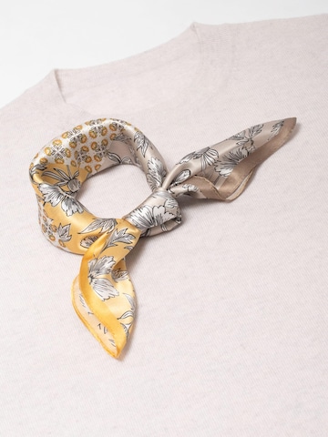 MayTree Sjaal 'Seidentuch Blumen Quartett' in Geel