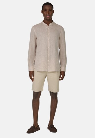 Boggi Milano Regular fit Overhemd in Beige