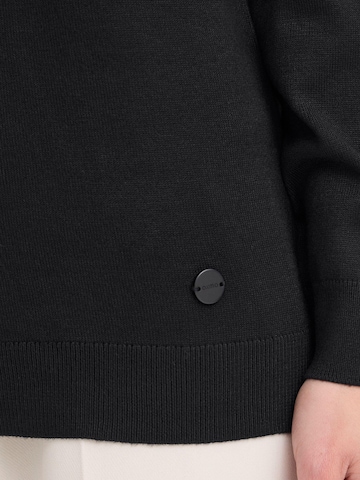 Oxmo Trui ' OXAIDA ROLLNECK ' in Zwart