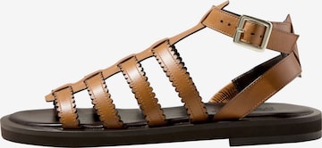 Sandales à lanières 'N. Premium' Next en marron : devant