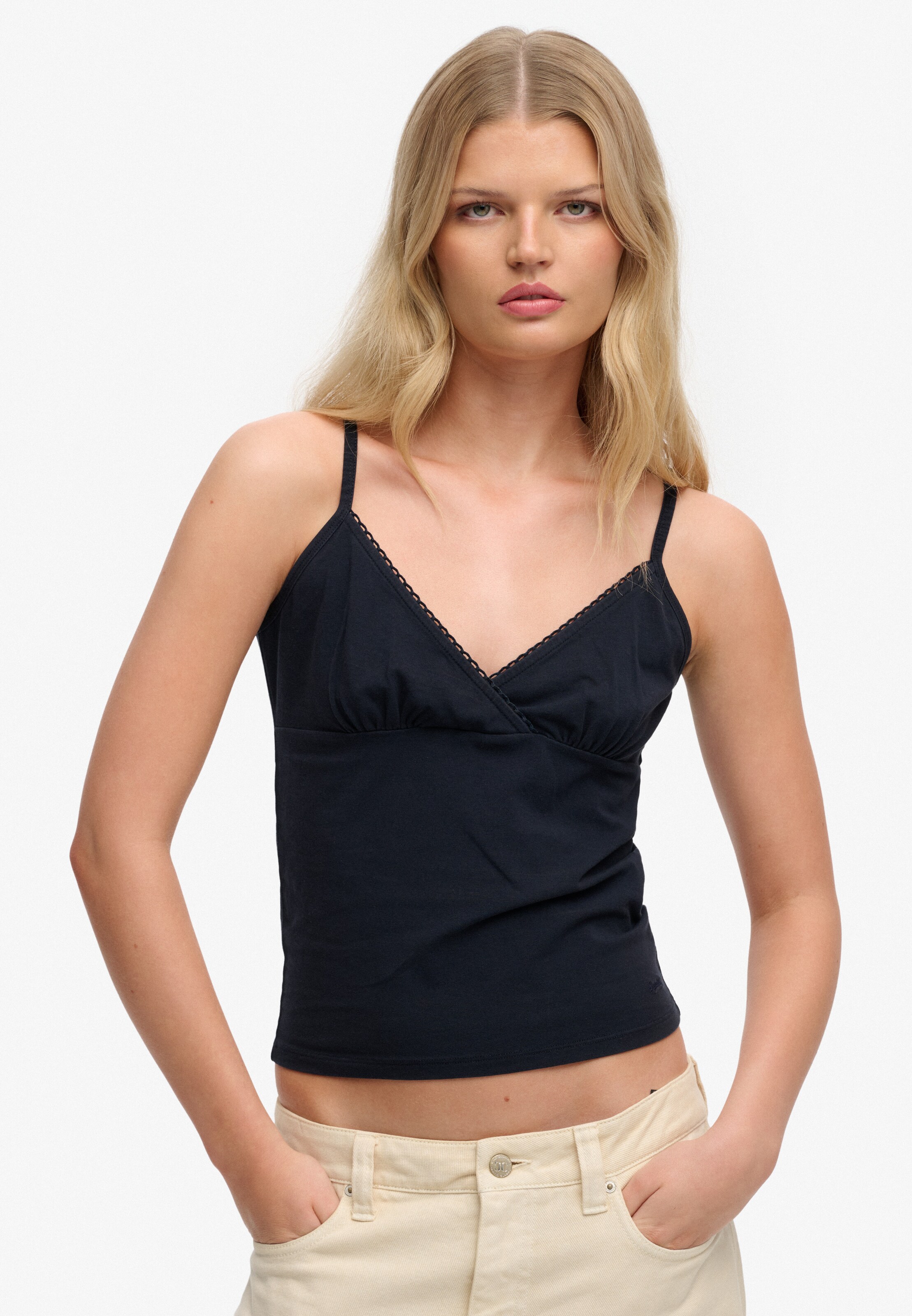 Superdry & Co Top 'Essentials' in Blue: front