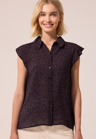 Street One Studio Blouse in Purple: front