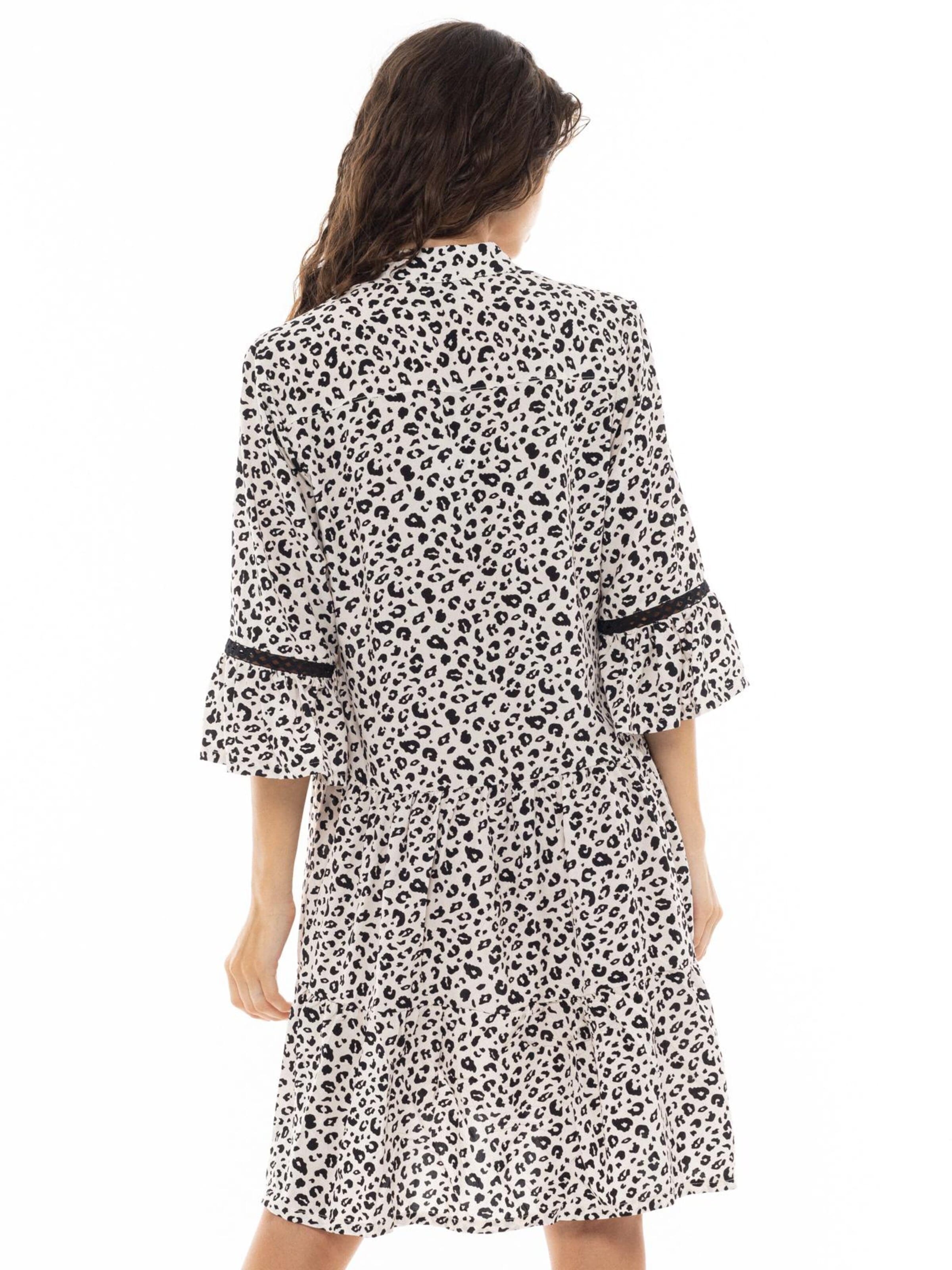 Abito 'BEACHWEAR OFFWHITE LEO' di Pink Label in nero