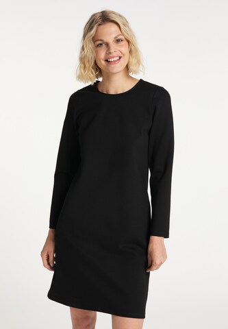 Robe Usha en noir : devant