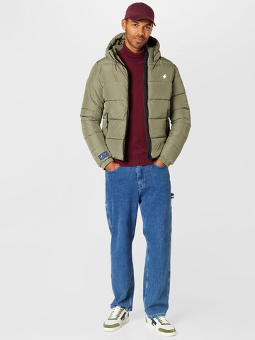 Superdry - Casaco de inverno em verde