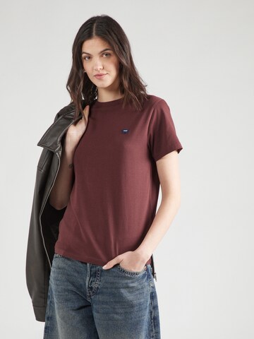 WRANGLER - Camiseta en rojo: frente