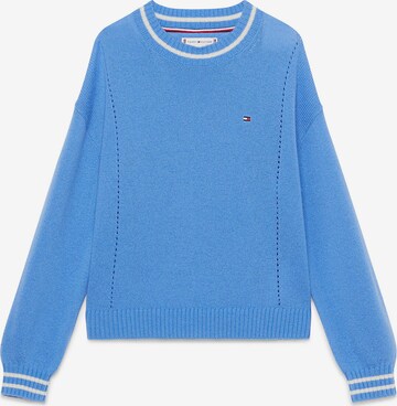 Pull-over TOMMY HILFIGER en bleu : devant