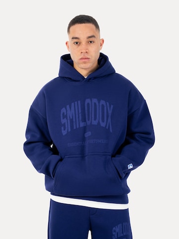 Veste de survêtement Smilodox en bleu : devant