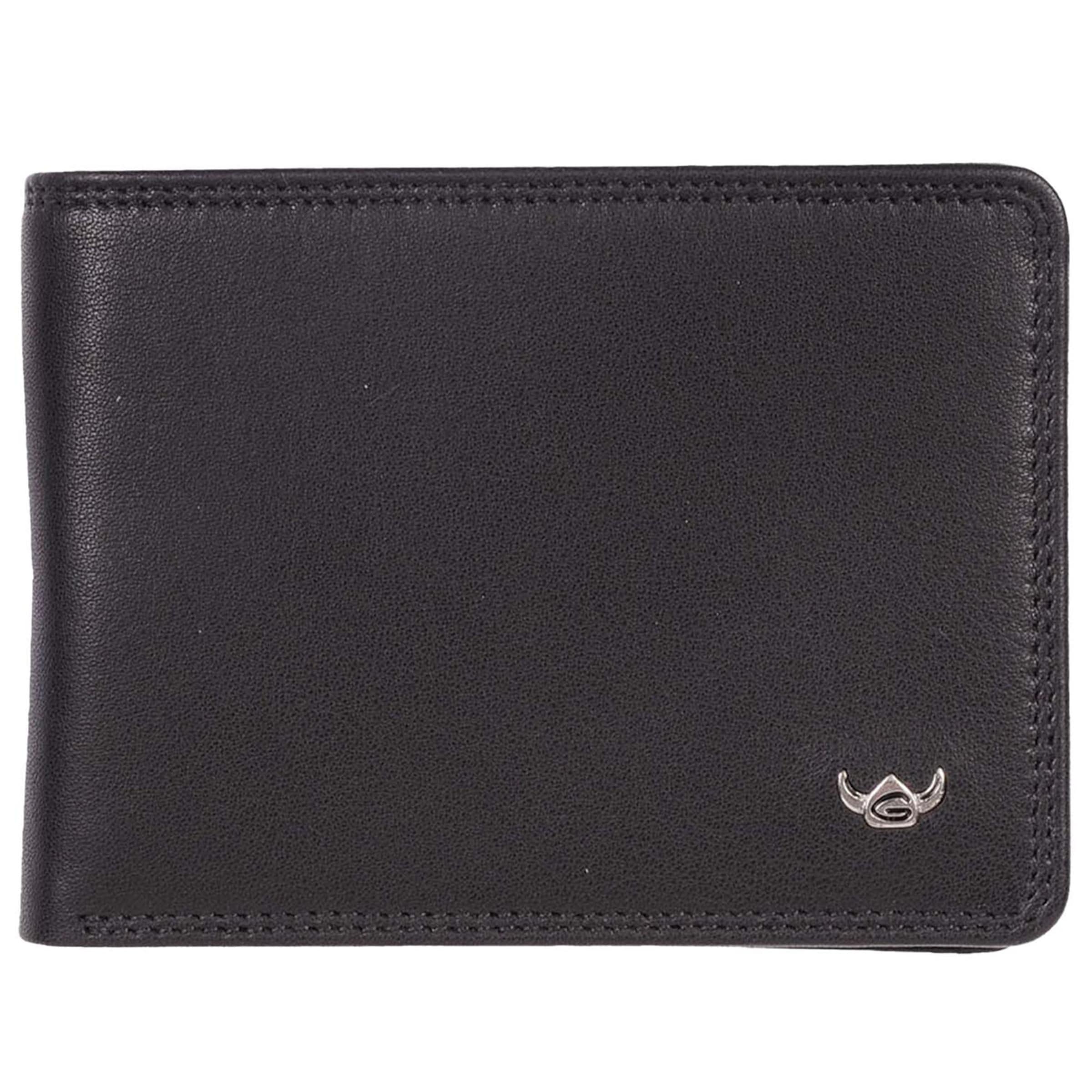 Porte-monnaies 'Colorado' GOLDEN HEAD en noir : devant