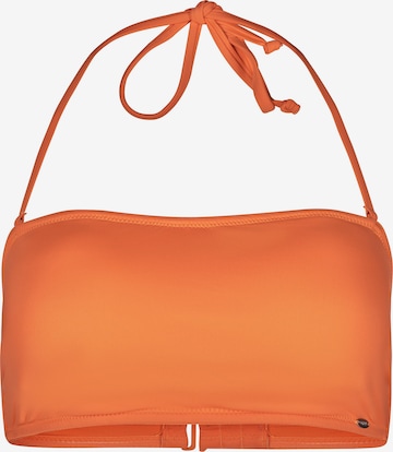 Bandeau Hauts de bikini Skiny en orange : devant