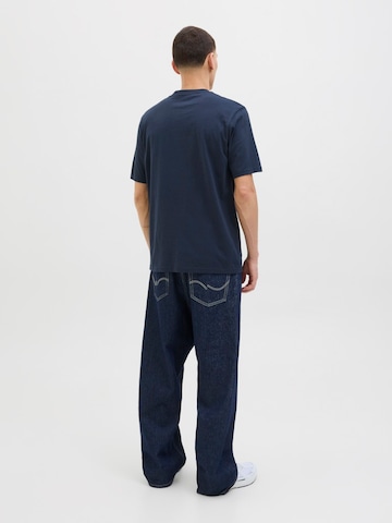 JACK & JONES Tričko 'JJHAYATO' - Modrá