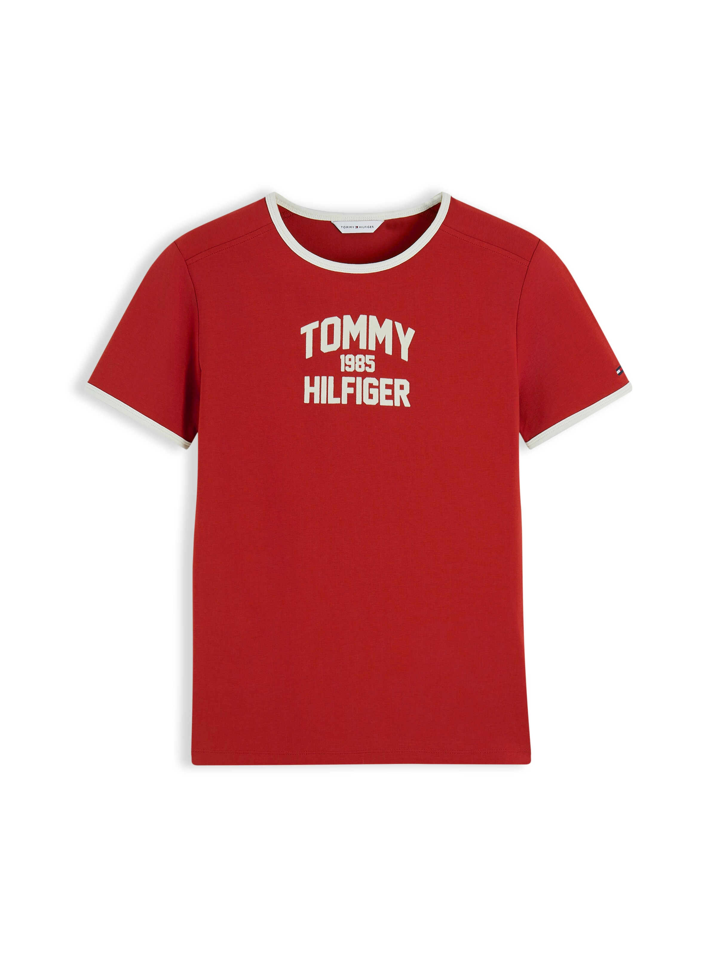 TOMMY HILFIGER T-Shirt 'Varsity' in Rot: Vorderseite