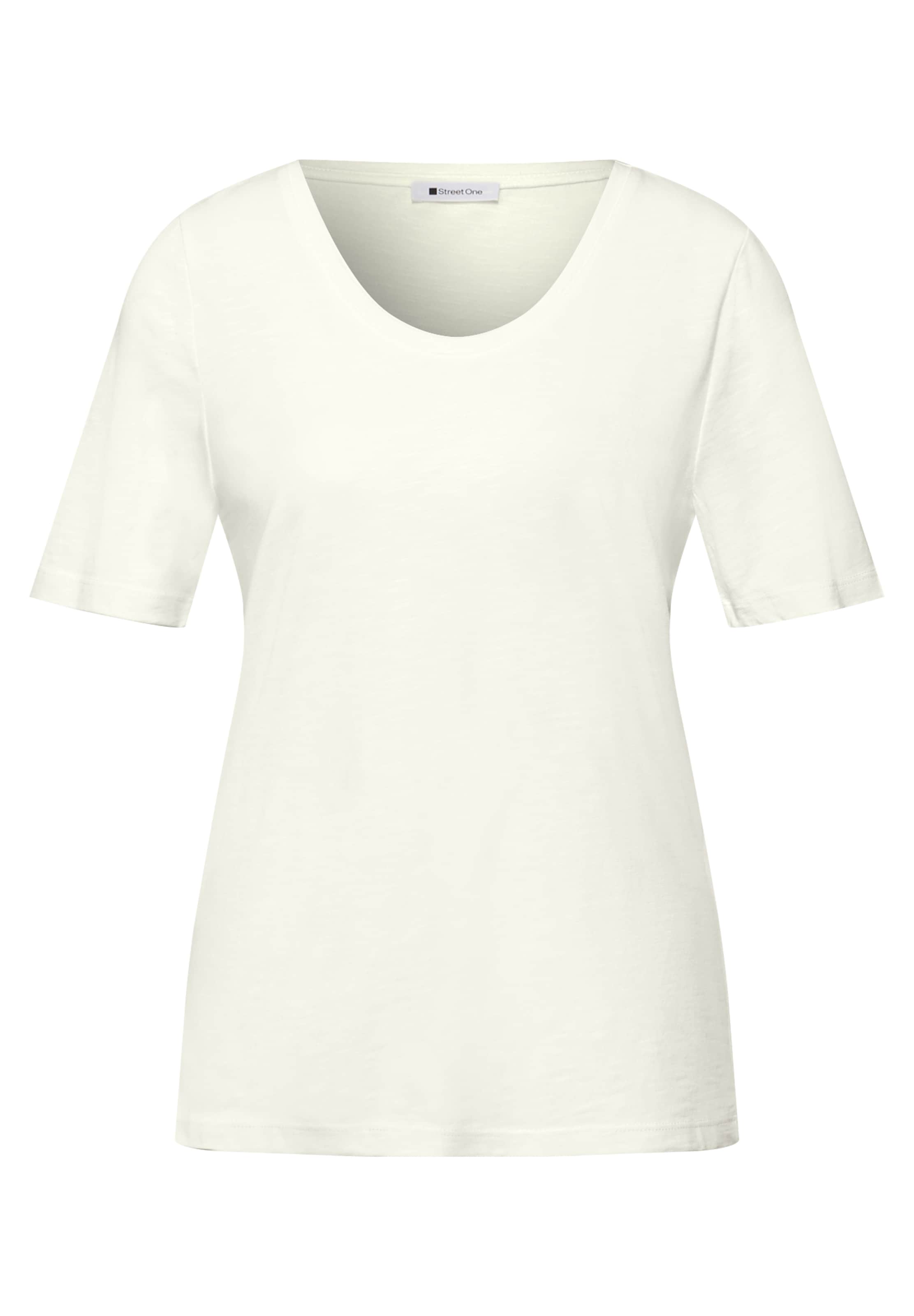 STREET ONE - Camiseta 'Gerda' en blanco: frente