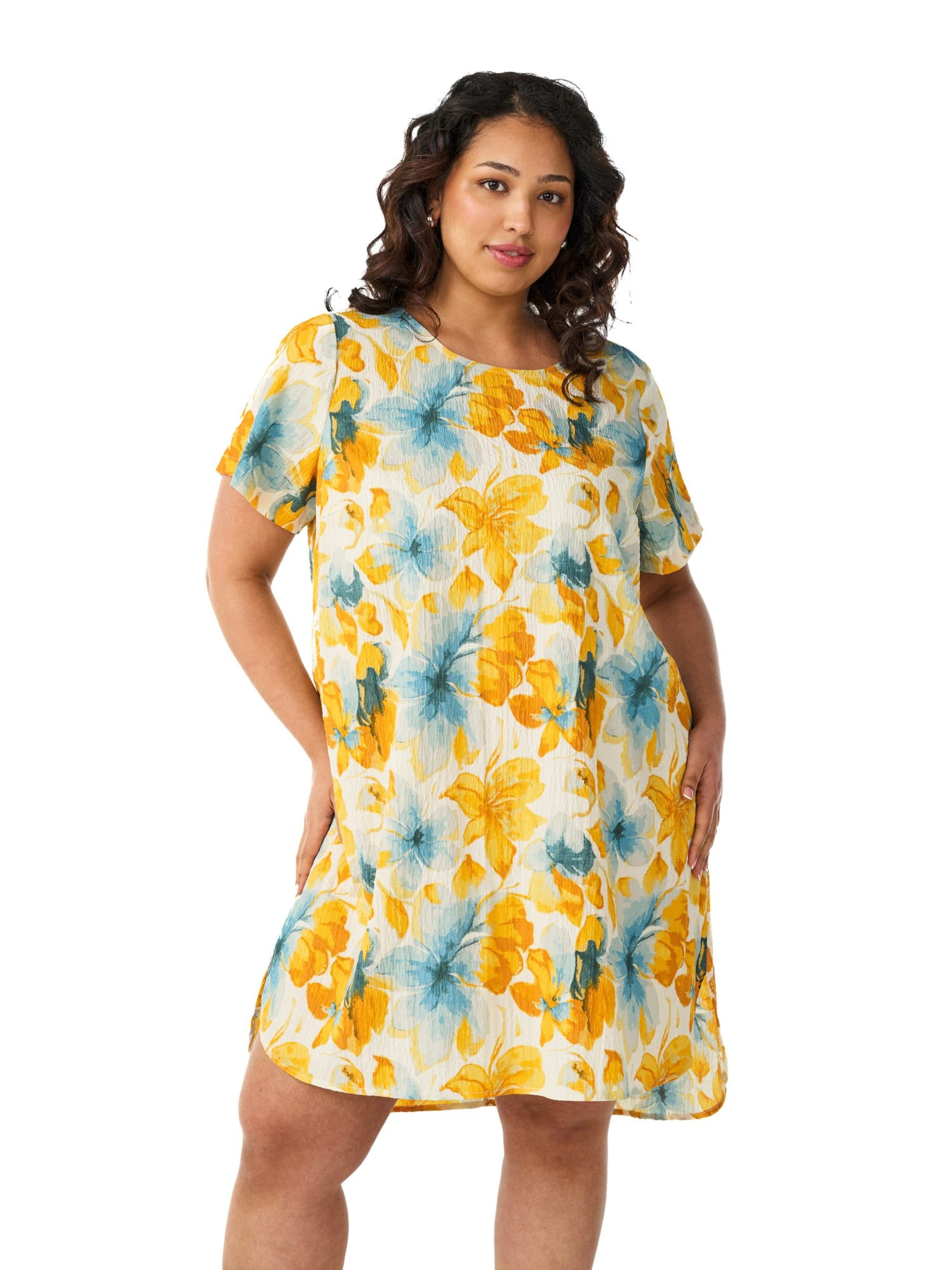 Rochie de vară 'Fltracy' de la Zizzi pe galben: față