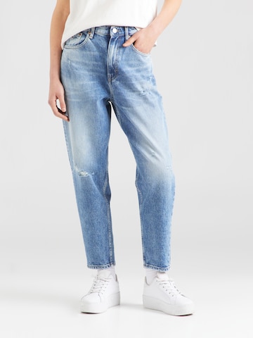 Tommy Jeans Loosefit Džíny 'MOM JeansS' – modrá: přední strana
