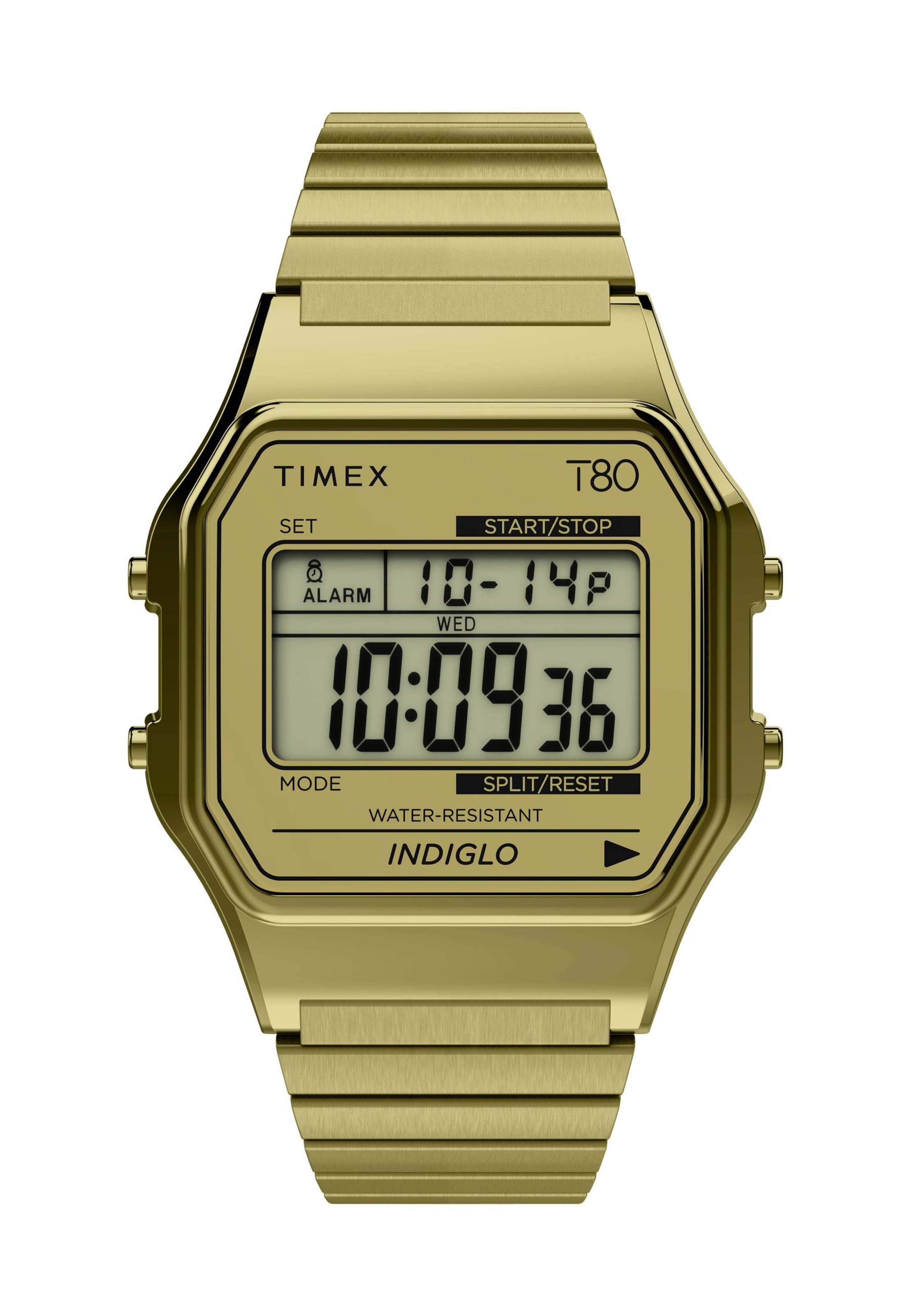 TIMEX Analoguhr 'T80' in Gold: Vorderseite