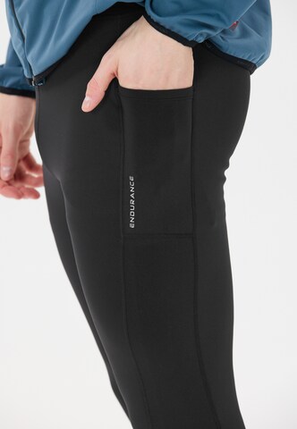 ENDURANCE Slim fit Sports trousers 'Strong' in Black