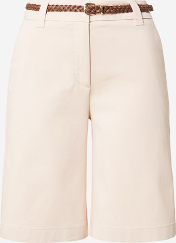 Pantalon chino COMMA en beige : devant